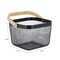 Simplify Storage Tote, 9-7/8 in L x 9-1/2 in W x 9-7/8 in H, Gray, Metal 30150-GREY - alternate 3